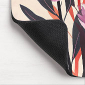 Moderne minimalistische Boho-Blumen Botanik Mousepad (Ecke)
