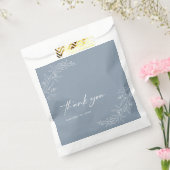 Moderne Minimalistische Boho Dusty Blue Wedding Geschenktütchen (Versiegelt)