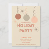 Moderne minimalistische Boho-Ornamente Feier Einladung (Vorderseite)