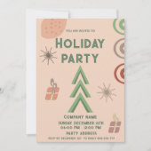 Moderne minimalistische Boho-Party Einladung (Vorderseite)