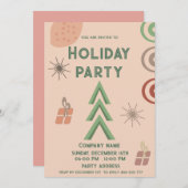 Moderne minimalistische Boho-Party Einladung (Vorne/Hinten)