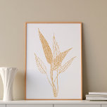 Moderne Minimalistische botanische Blätter Zeichne Poster<br><div class="desc">Eine moderne Minimalistische botanische Linie Kunst Illustration in einem hübschen Fall Schatten von goldgelb gelb. Wenn Sie die Hintergrundfarbe ändern oder Text hinzufügen möchten,  klicken Sie einfach auf Anpassen oder senden Sie mir eine Nachricht.</div>