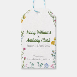 Moderne Minimalistische botanische Flora Geschenkanhänger