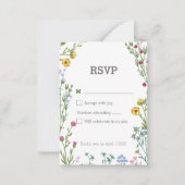 Moderne Minimalistische botanische Flora Mitteilungskarte (Vorderseite)