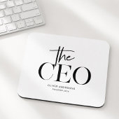 Moderne minimalistische CEO-Personalisierung Mousepad