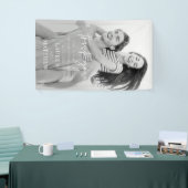 Moderne Minimalistische Chic Hochzeit Vielen Dank Banner (Messeveranstaltung)