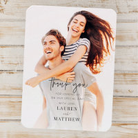 Moderne Minimalistische Chic Hochzeit Vielen Dank