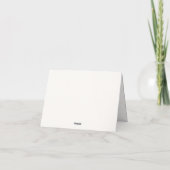 Moderne Minimalistische Cloud Nine Stars Kinderdus Dankeskarte (Rückseite)