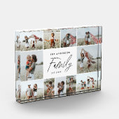 Moderne minimalistische Collage Foto Familie elega (Links)