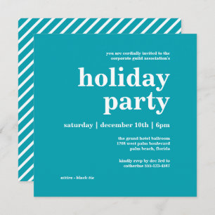 Moderne Minimalistische Corporate Holiday Party Einladung
