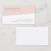 Moderne minimalistische Designvorlage Beruflich Visitenkarte (Vorne/Hinten)