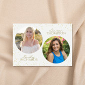 Moderne Minimalistische Double Graduation Party Go Einladung