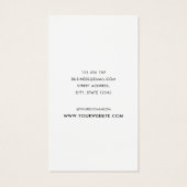 Moderne Minimalistische Earring Display Card (Rückseite)