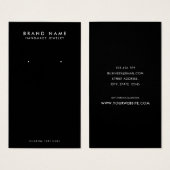 Moderne Minimalistische Earring Display Card (Vorne & Hinten)