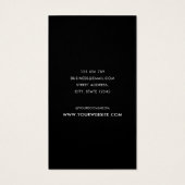 Moderne Minimalistische Earring Display Card (Rückseite)