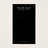 Moderne Minimalistische Earring Display Card (Vorderseite)