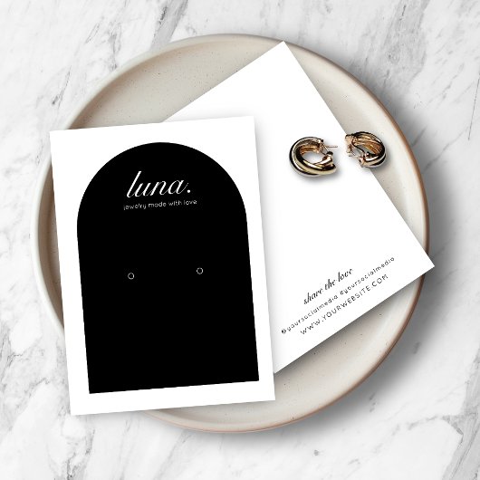 Moderne Minimalistische Earring Display Card