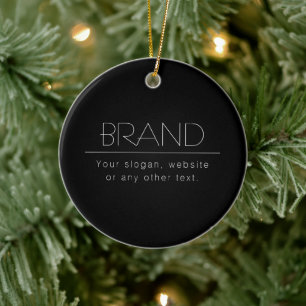 Moderne minimalistische editierbare Texte Schwar Keramik Ornament