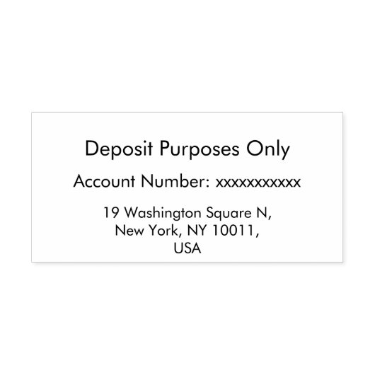 Moderne Minimalistische, einfach anpassbare Permastempel (Design)