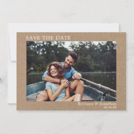 Moderne Minimalistische Einfach-Save the Date-Kraf Save The Date