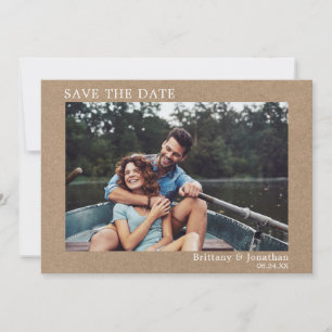 Moderne Minimalistische Einfach-Save the Date-Kraf Save The Date