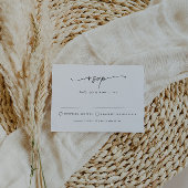 Moderne Minimalistische Einfach-UAWG-Einsteckkarte Einladung