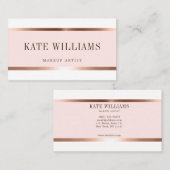 Moderne minimalistische, einfache berufliche Leuch Visitenkarte (Vorne/Hinten)