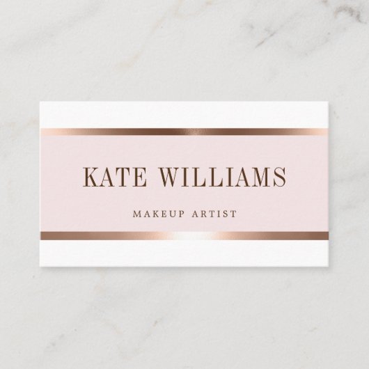 Moderne minimalistische, einfache berufliche Leuch Visitenkarte (Vorderseite)