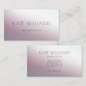 Moderne minimalistische, einfache berufliche Leuch Visitenkarte (Vorne/Hinten)