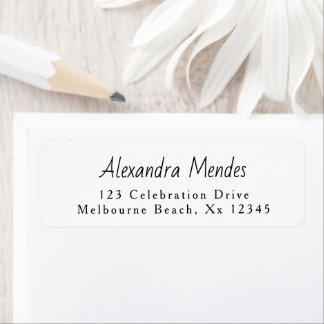 Moderne minimalistische einfache elegante Schrift 