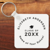 Moderne Minimalistische Einfache Klasse 2024 Absch Schlüsselanhänger (Vorderseite)