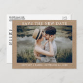 Moderne Minimalistische Einfache Kraft Rette das n Postkarte (Vorne/Hinten)