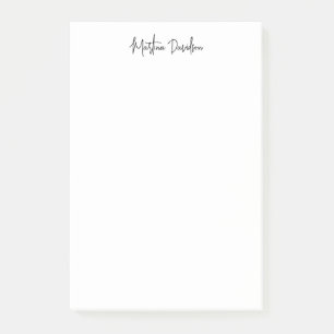 Moderne minimalistische einfache kreative Kalligra Post-it Klebezettel