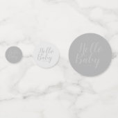 moderne, minimalistische, einfache niedliche Babyd Konfetti (Rückseiten)