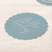 moderne, minimalistische, einfache niedliche Babyd Untersetzer (angewinkelt)