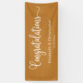 Moderne Minimalistische, einfache Orange Herzliche Banner (Vertikal)