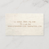 Moderne, Minimalistische Einfache ,Raindrops Visitenkarte (Rückseite)