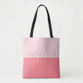 Moderne Minimalistische, einfache, stilvolle Typog Tasche (Vorderseite)