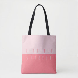Moderne Minimalistische, einfache, stilvolle Typog Tasche