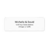 Moderne Minimalistische einfache Typografie (Vorne)