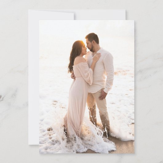 Moderne Minimalistische Einladung zur Schwarzen Ho (Rückseite)