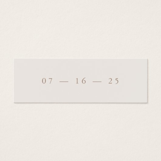 Moderne Minimalistische Einladungskarte (Vorderseite)