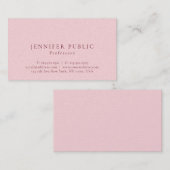 Moderne Minimalistische Elegant Luxe Premium Pearl Visitenkarte (Vorne/Hinten)