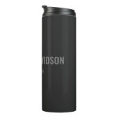 Moderne Minimalistische Elegante Beruflich Ihren N Thermosbecher (Nach rechts gedreht)