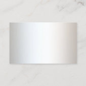 Moderne minimalistische, elegante Berufliche Vorla Visitenkarte (Rückseite)