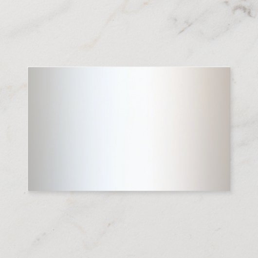 Moderne minimalistische, elegante Berufliche Vorla Visitenkarte (Rückseite)