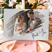 Moderne Minimalistische Elegante Brush Stroke Viel Einladung