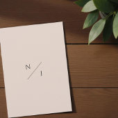 Moderne minimalistische elegante einfache Champagn Einladung