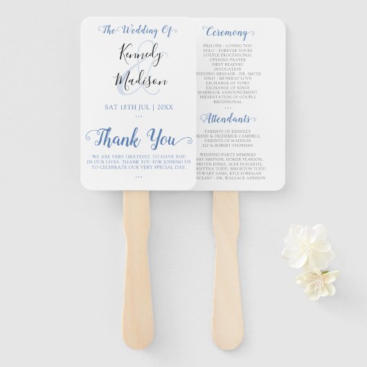 Moderne Minimalistische ✨ 💍 Elegante Einfache Hoc Fächer (Vorne und Hinten)