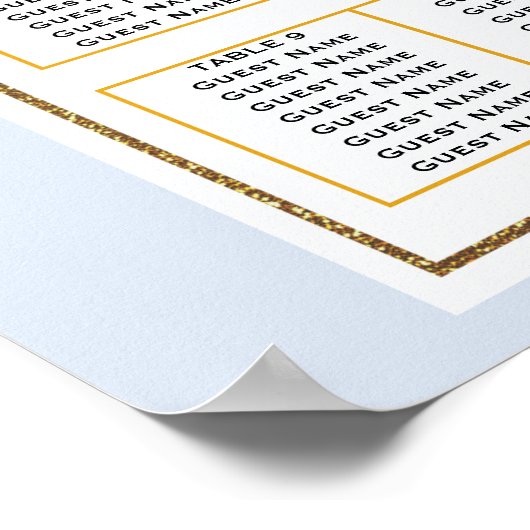 Moderne Minimalistische 🤵 Elegante Einfache Hochz Poster (Ecke)